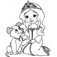 Принцесса и ее щенок