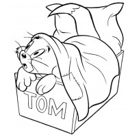 Том в кровати