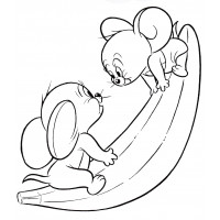Джерри и Таффи на банане