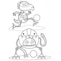 Роботы играют в мяч