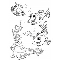 Веселые рыбки