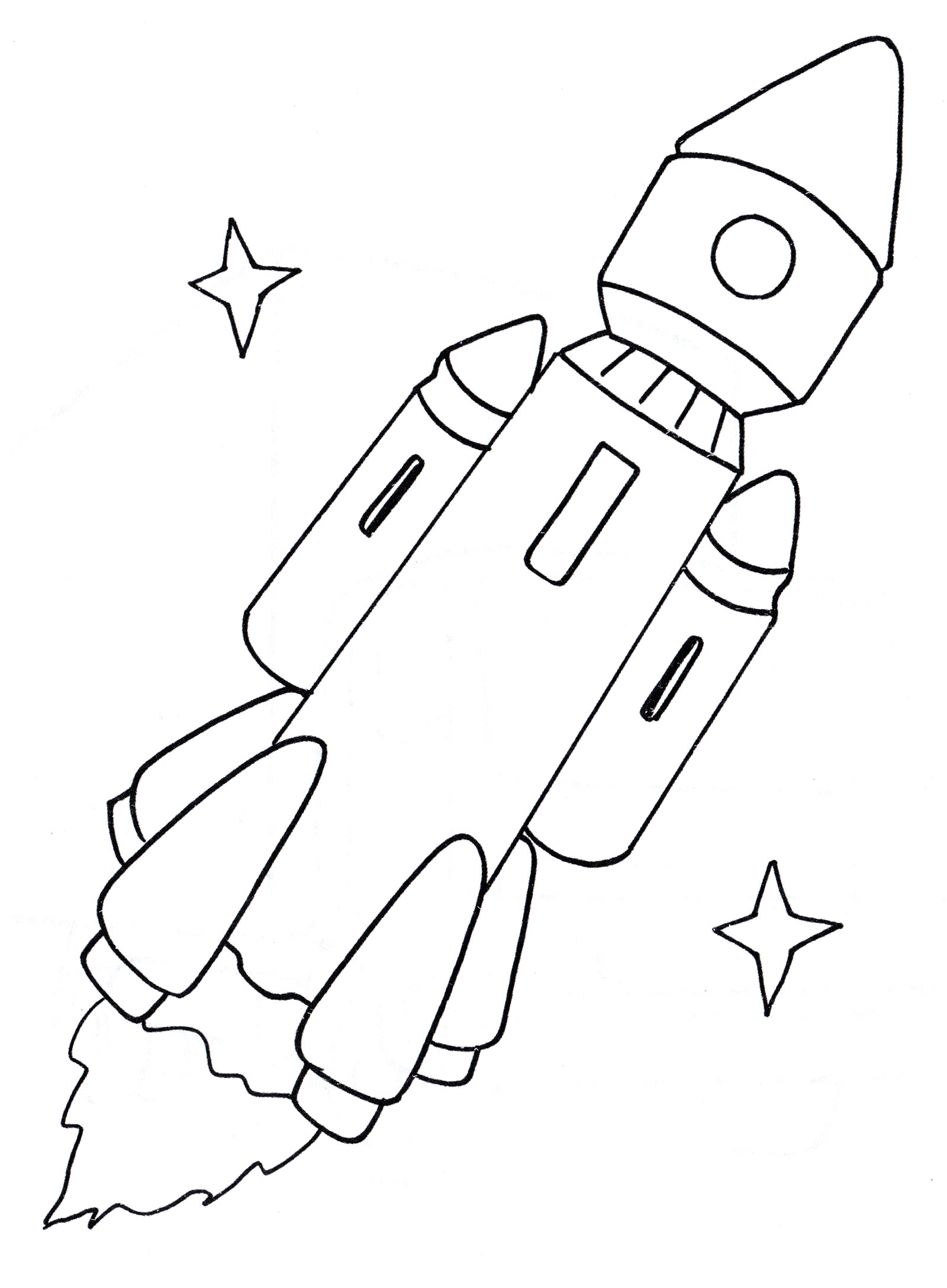 Раскраска Космический корабль «Орион»