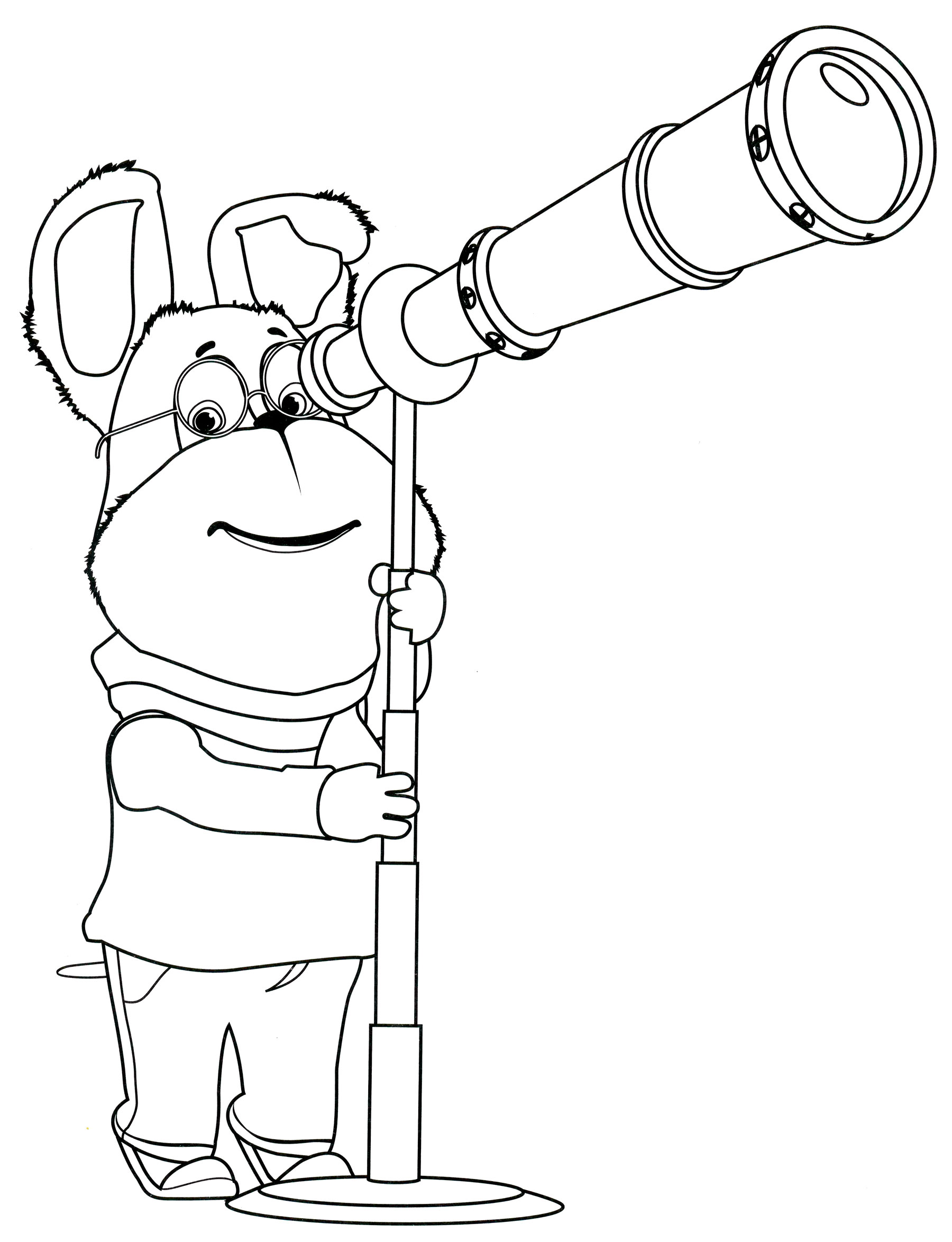 Барбоскины Гена с телескопом