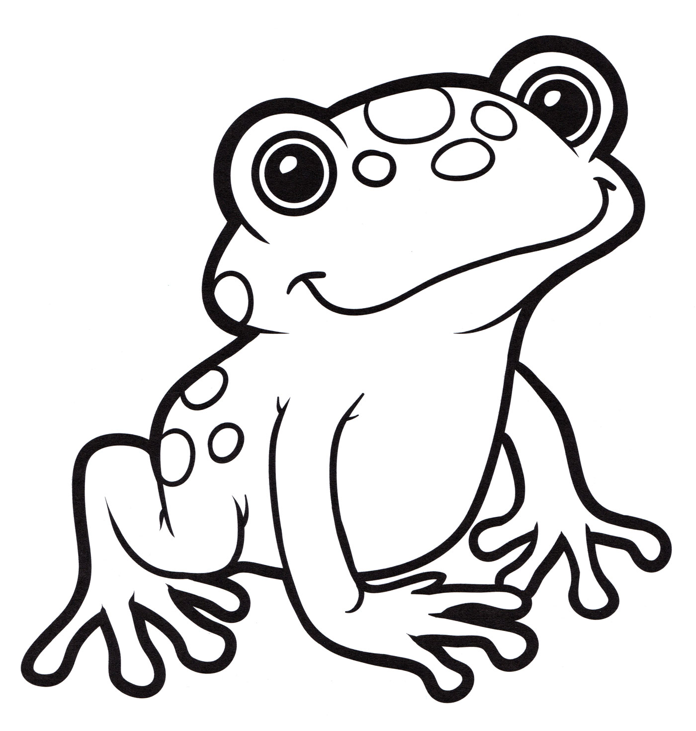 Раскраски лягушка (Животные) – Бесплатные раскраски для печати