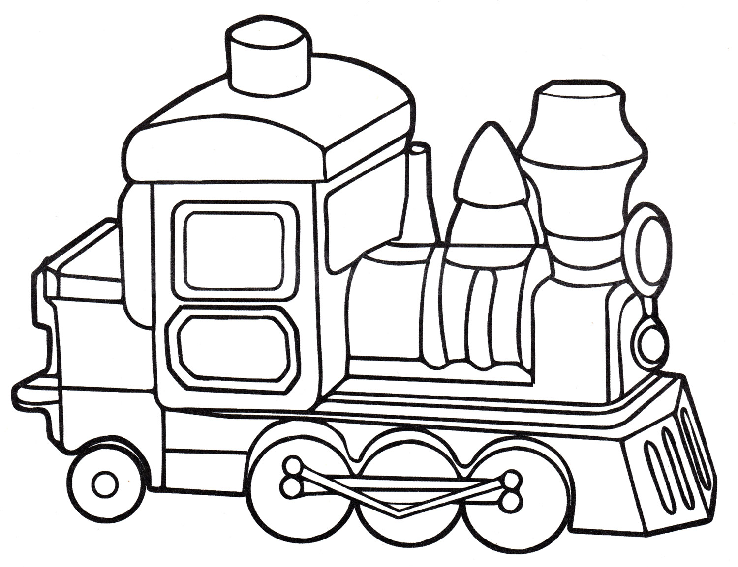 Раскраски паровозик, Раскраска паровозик для маленьких детей паровозик.