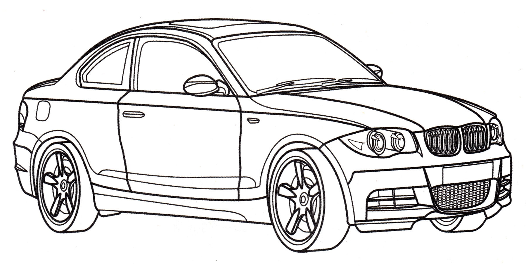Раскраска BMW Cabrio E88