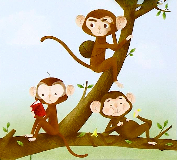 Сказка про обезьянку. Семья из сказки про обезьянку. Рисунок год обезяна сказочные. Три обезьянки сказка. Про обезьяну читать