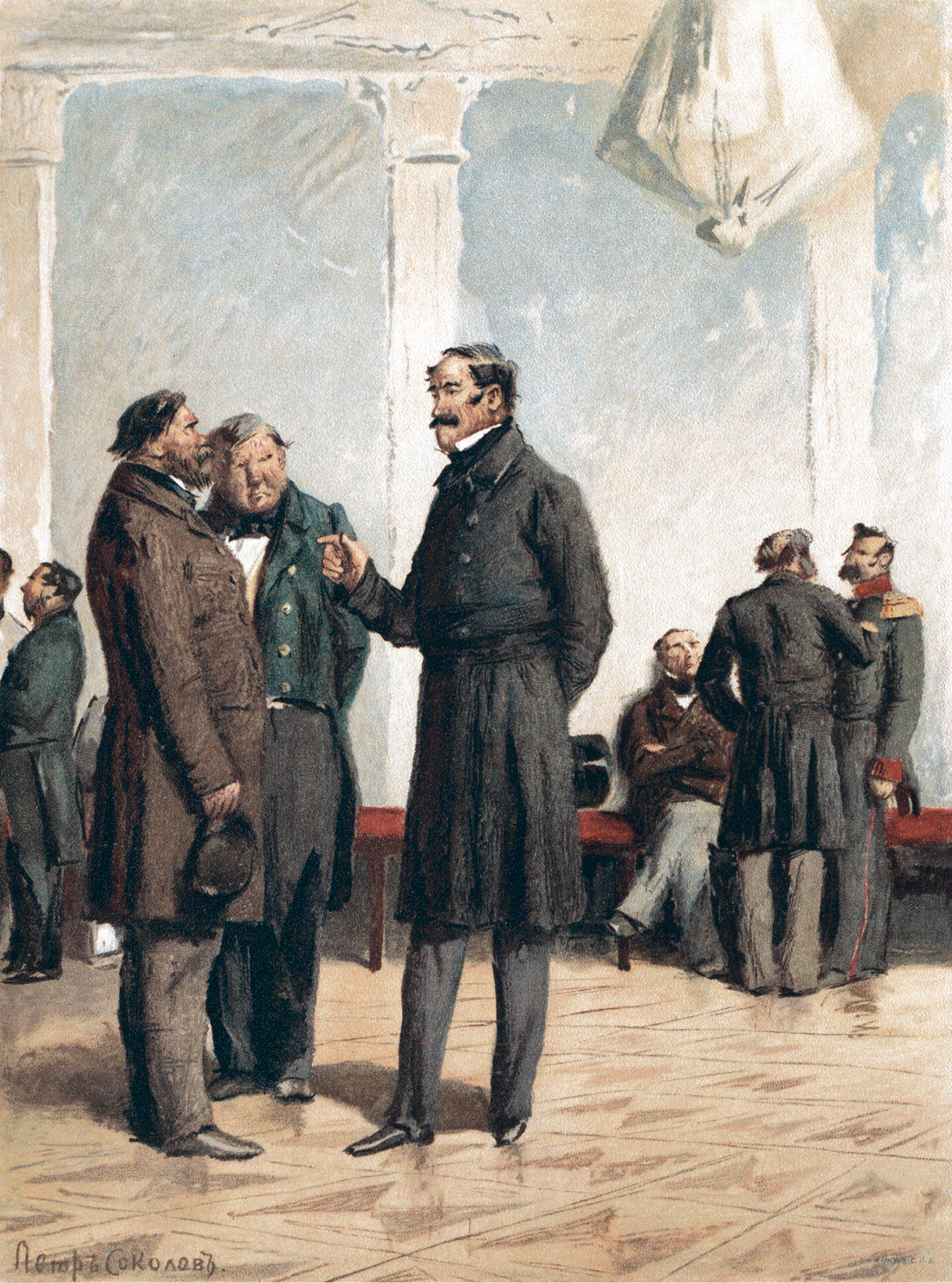 Два помещика общаются