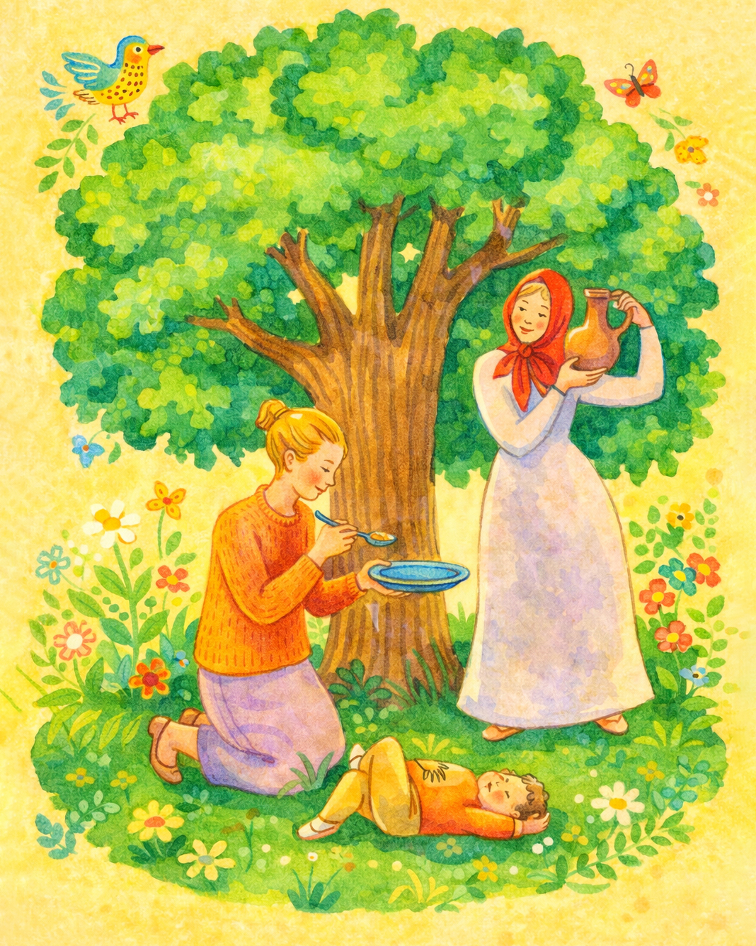 Тюлюлюй под деревом