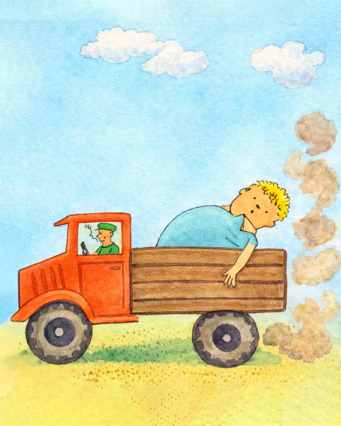 Мальчик в машине