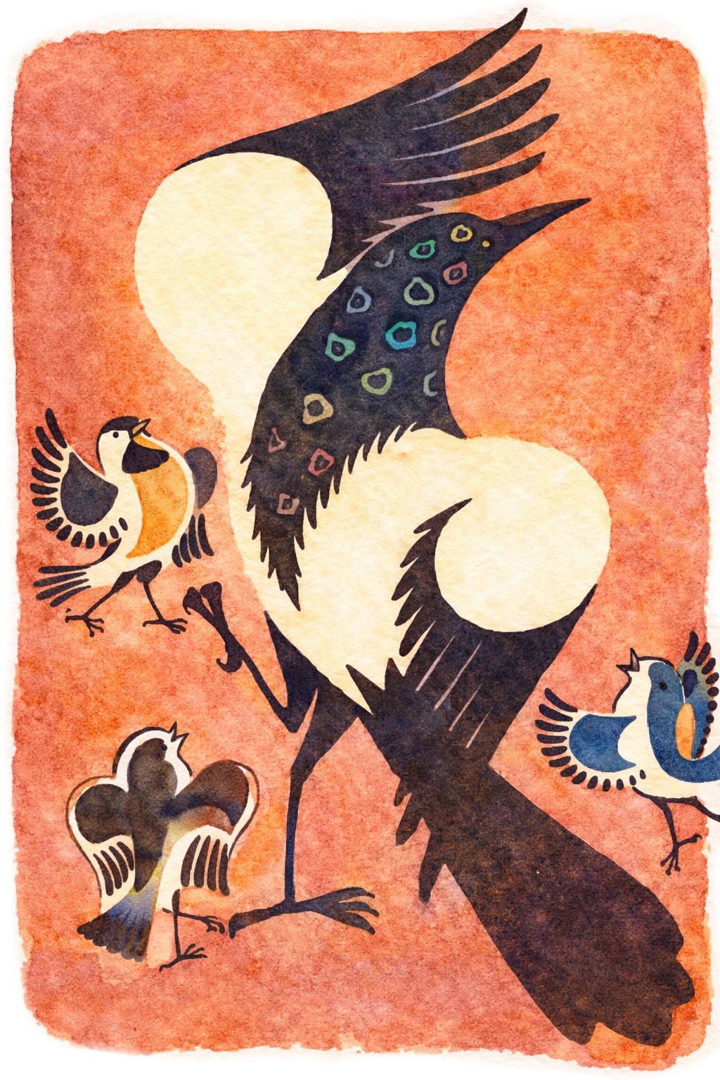 Сорока всех прогнала