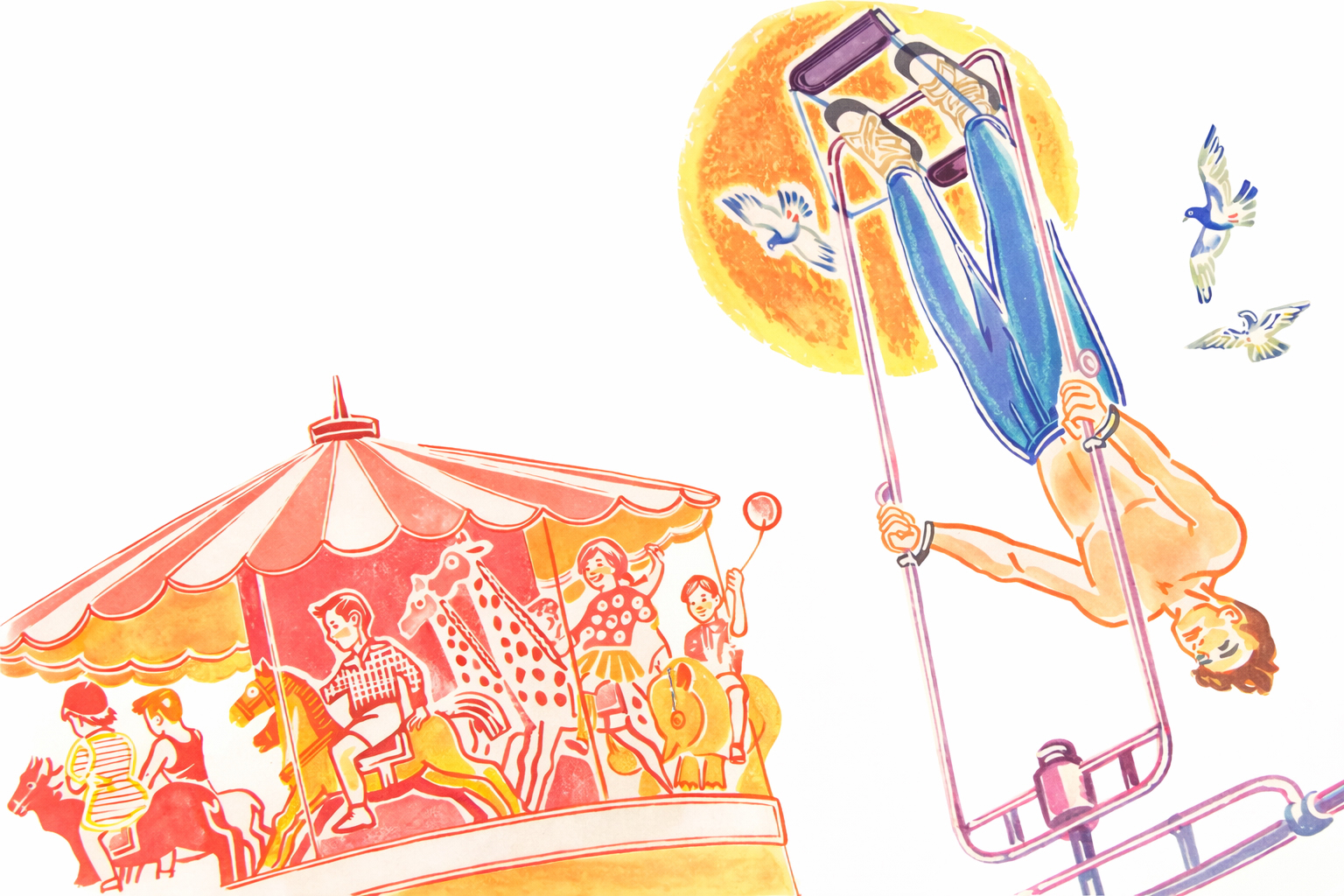 Карусель и космонавт