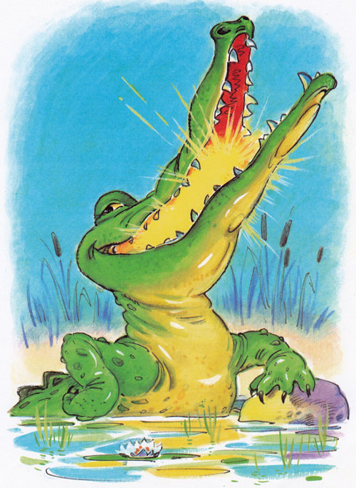 Крокодил и солнце во рту