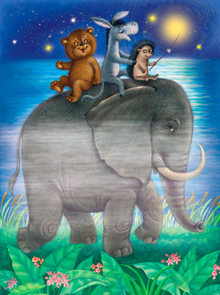 Сказка Как слон ходил в гости к Ёжику - Сергей Козлов, читать онлайн