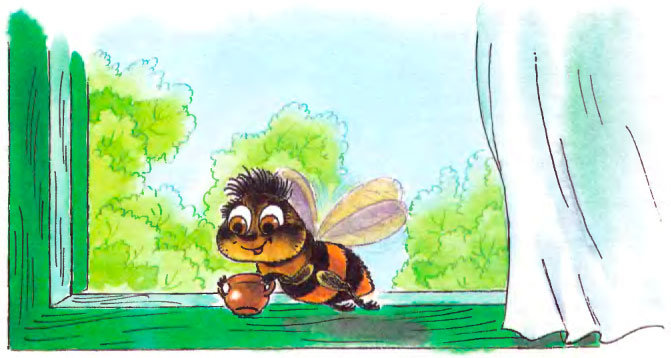 Пчелка в окошке