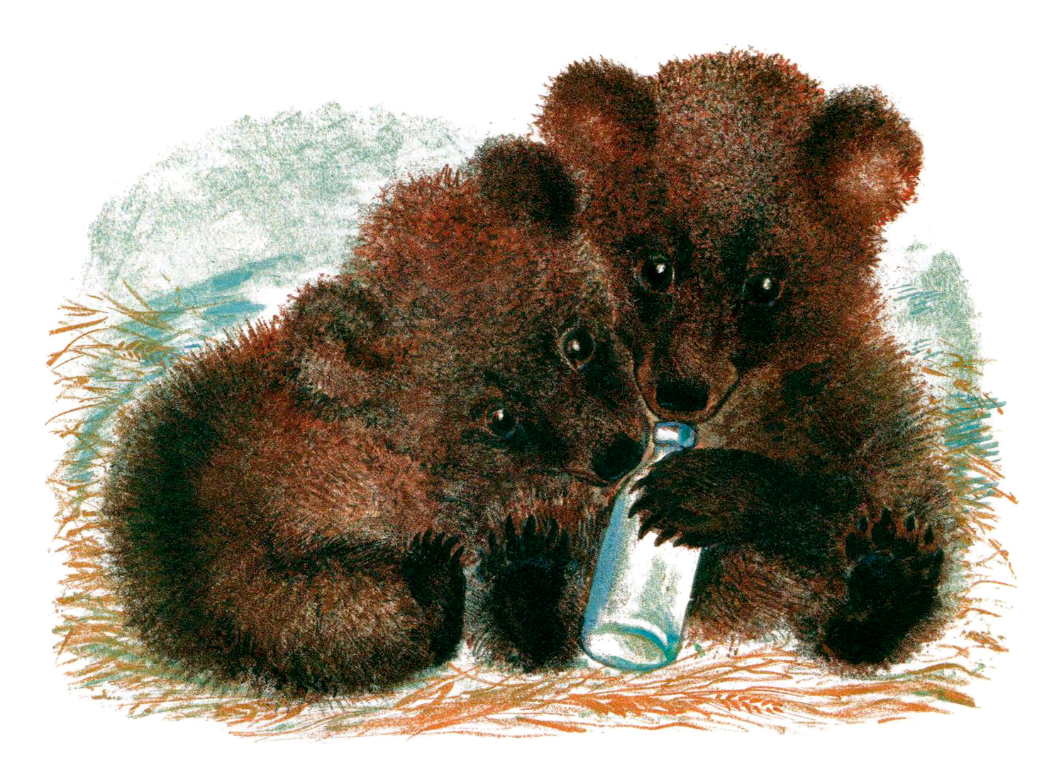 Медвежата с бутылочками