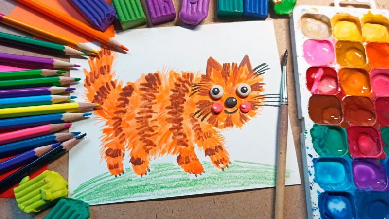 Рисунок котенок