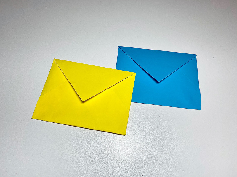 Как сделать из бумаги прямоугольный конверт с «кармашком»