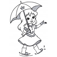 Принцесса с зонтиком