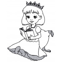 Принцесса с книжкой