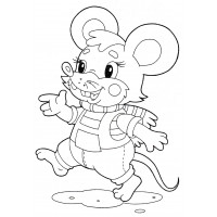 Веселая мышка