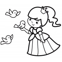 Принцесса и птички