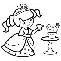 Принцесса пьет чай