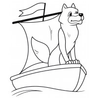 Волк на лодке