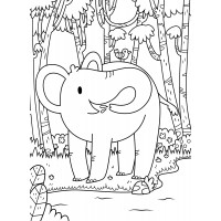 Слоненок в джунглях