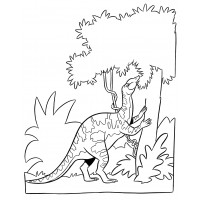 Гетеродонтозавр ест листву