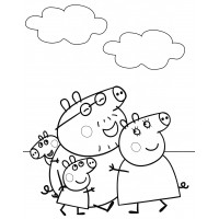 Счастливая семья свинки Пеппы
