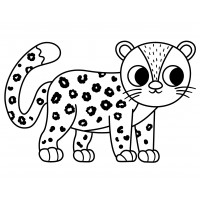 Аккуратный леопард