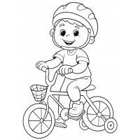 Мальчик на велосипеде