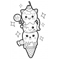Мороженое-котик