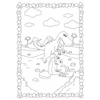 Тираннозавр с детенышем