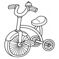 Трехколесный велосипед со звонком