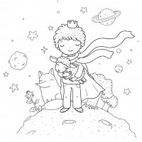 Маленький принц на своей планете