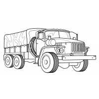 Армейский грузовик Урал-4320