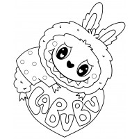 Лабубу с сердцем