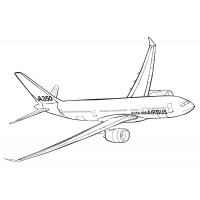 Пассажирский самолет Airbus