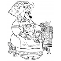 Медвежонок и его мама