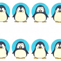 Ищем одинаковых пингвинов