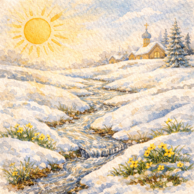 Вот уж зимушка проходит