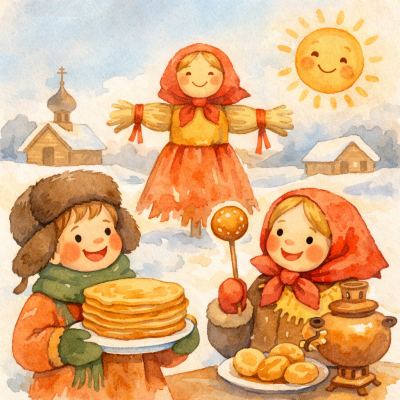 Масленица со двора съезжает