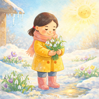 Мамин день (Зима-старушка прячется)