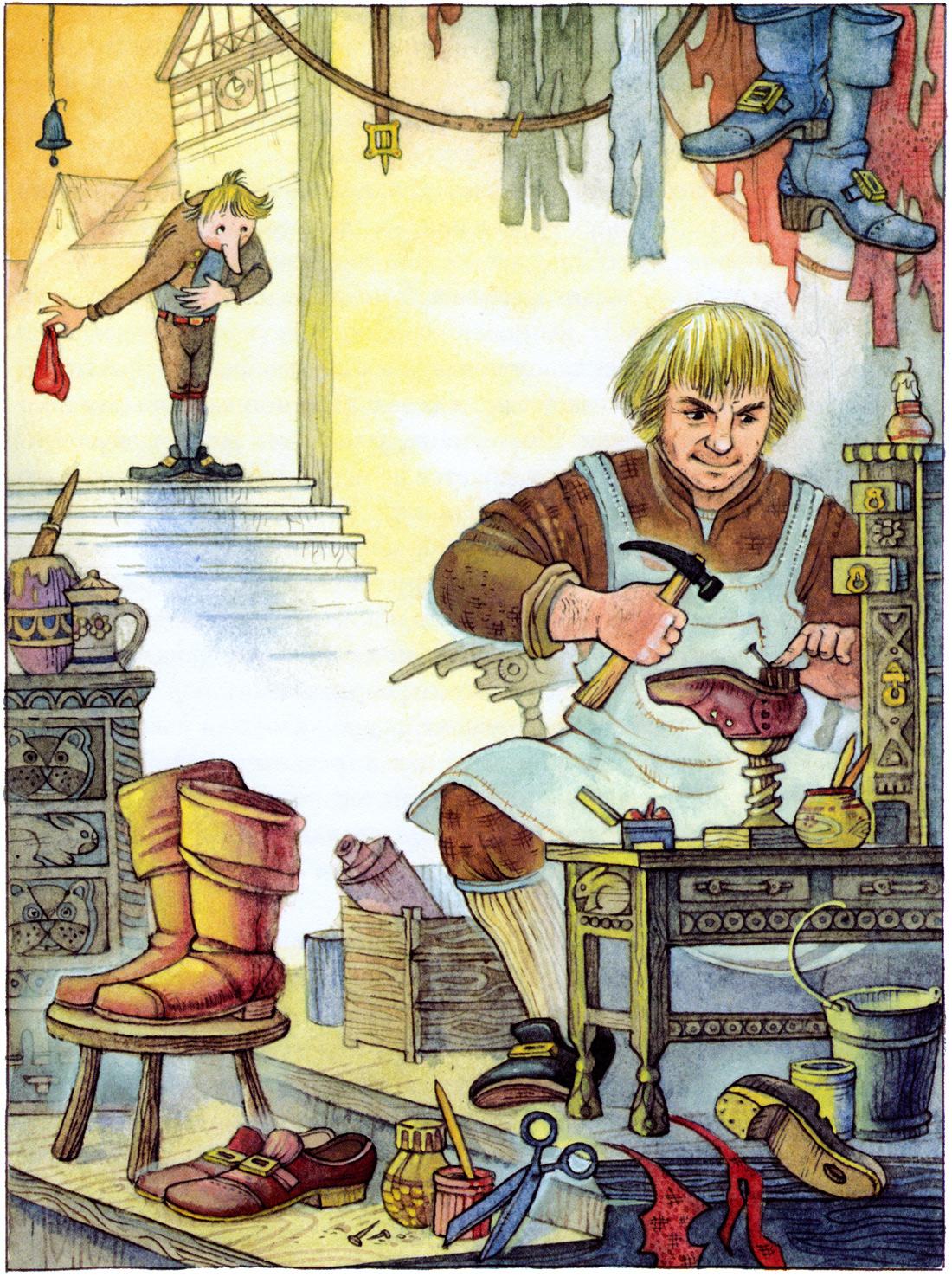 Мальчик у сапожника