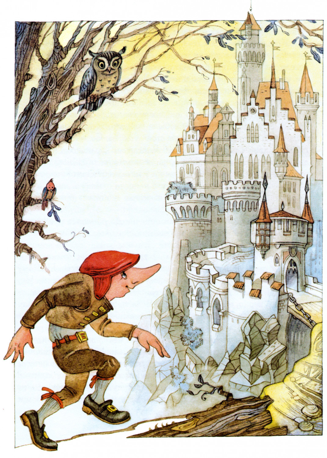 Мальчик идет во дворец