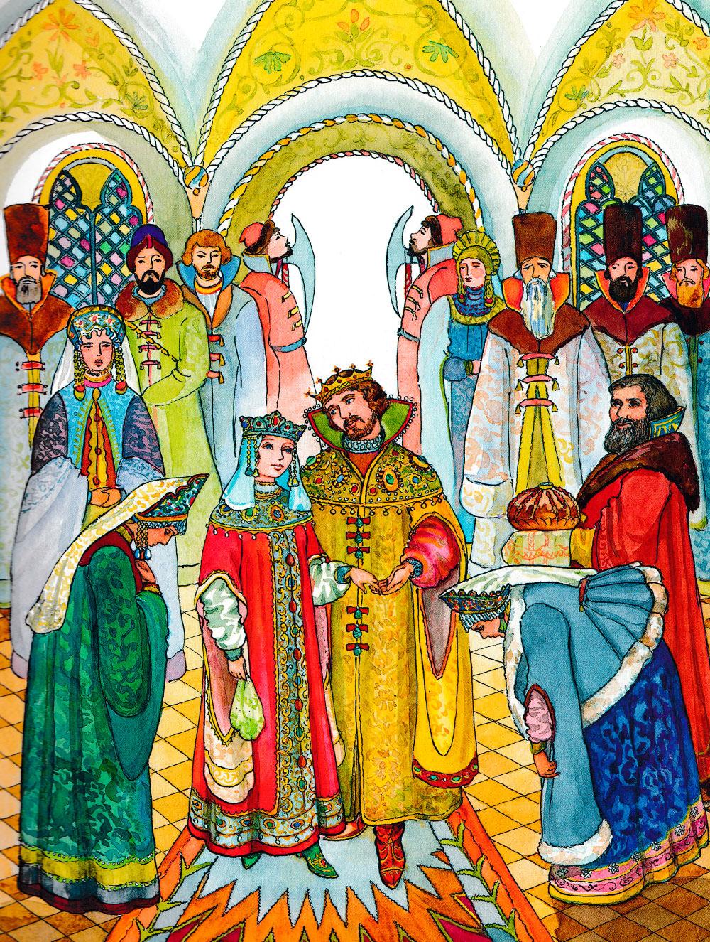 Свадьба королевича и дочки купца