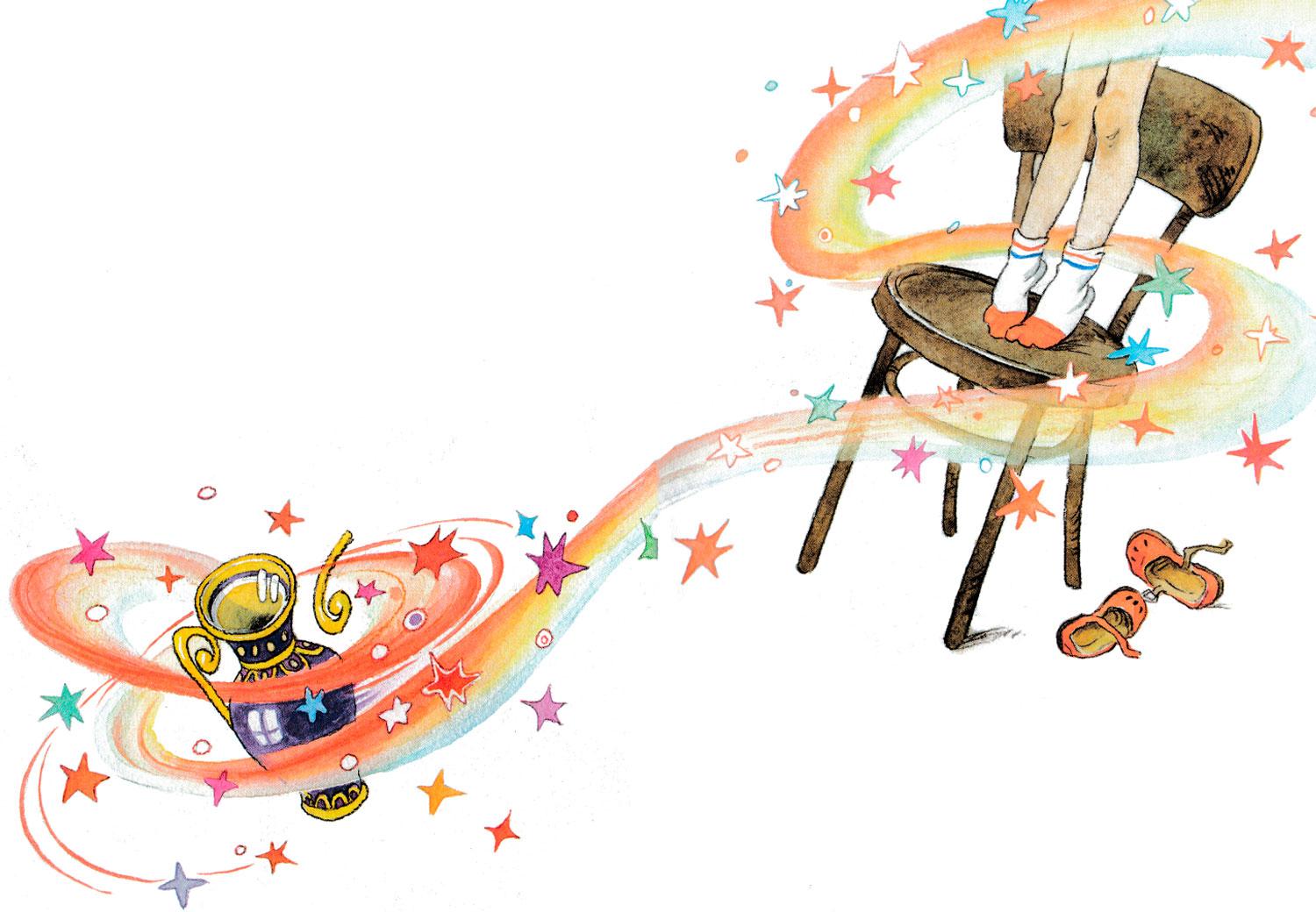 Женя и волшебная цветок