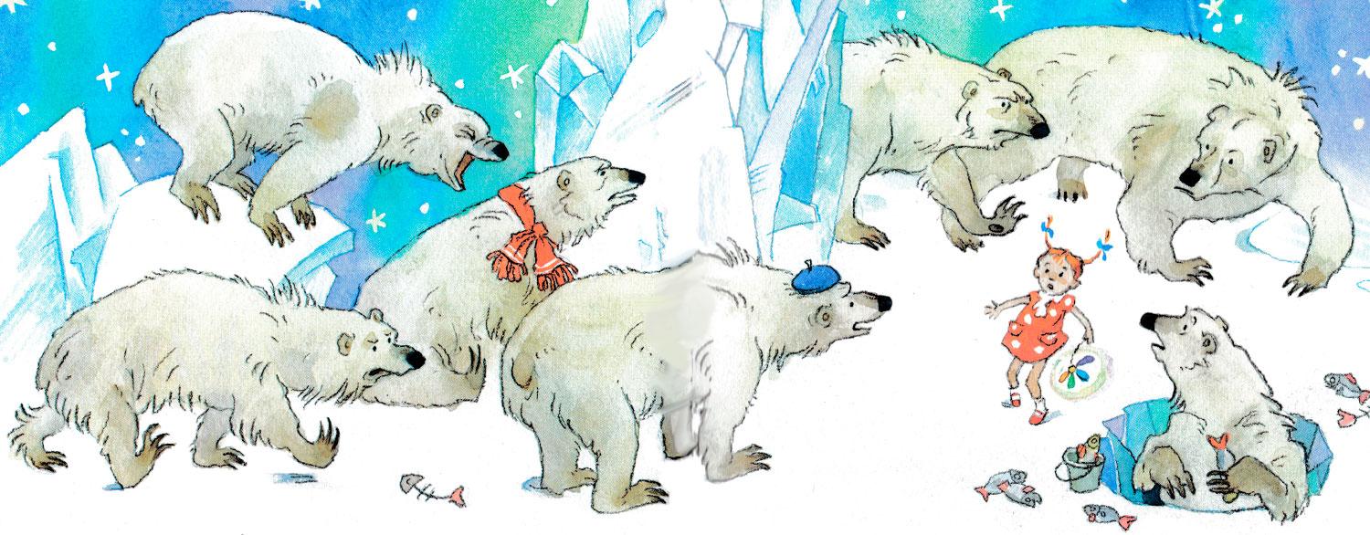 Женя и белые медведи